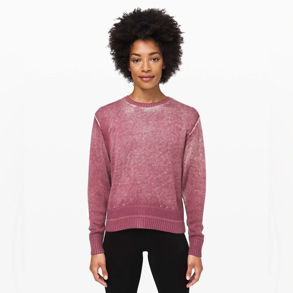 Lululemon Hazy Day Sweater Plumful / Pink Bliss